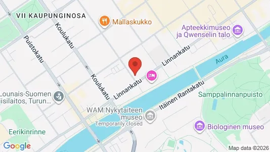 Office spaces for rent i Turku - kort over placeringen