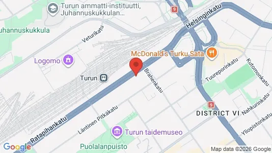 Büros zur Miete i Turku - kort over placeringen