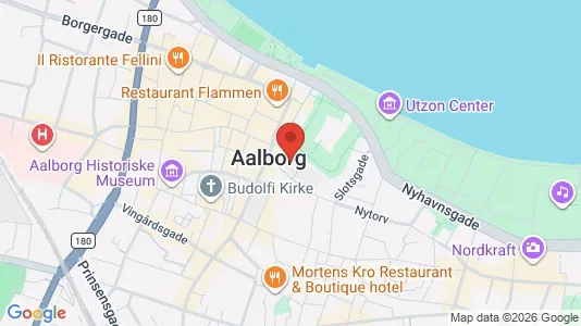 Kontorslokaler till salu i Ålborg Centrum – Foto från Google Street View