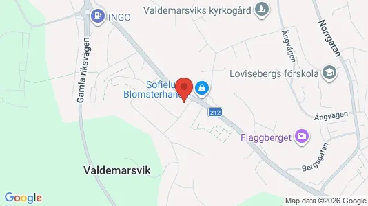 Lokaler til salgs i Valdemarsvik – Bilde fra Google Street View