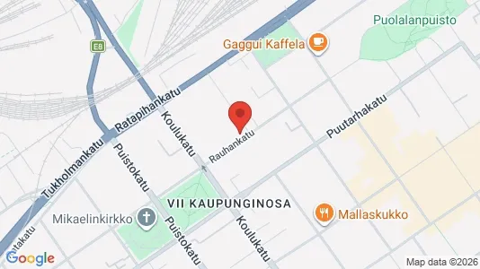 Kontorslokaler för uthyrning i Åbo - kort over placeringen