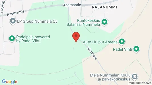 Industrial properties for rent i Vihti - kort over placeringen
