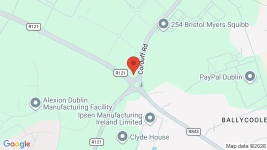 Office spaces for sale i Dublin 15 - kort over placeringen