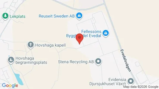 Nieruchomości komercyjne Na sprzedaż i Växjö - kort over placeringen