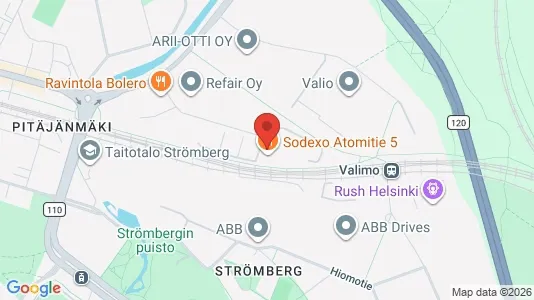 Office spaces for rent i Helsinki Läntinen - kort over placeringen
