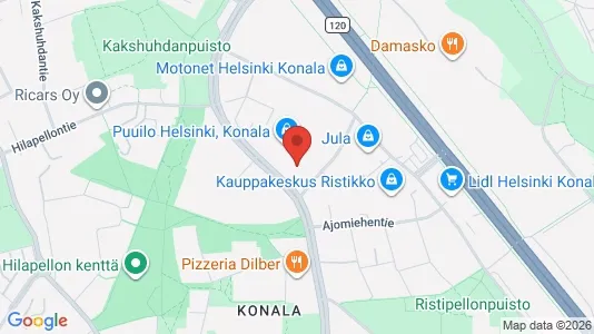 Office spaces for rent i Helsinki Läntinen - kort over placeringen