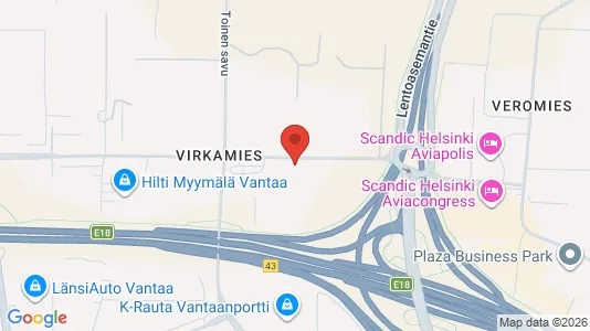 Büros zur Miete i Vantaa – Foto von Google Street View