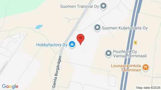 Værkstedslokaler til leje i Vantaa - Foto fra Google Street View