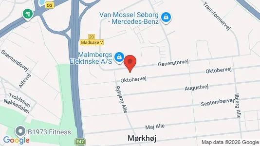 Lager zur Miete i Søborg – Foto von Google Street View