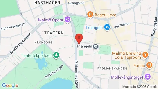 Kontorslokaler för uthyrning i Malmö Centrum – Foto från Google Street View