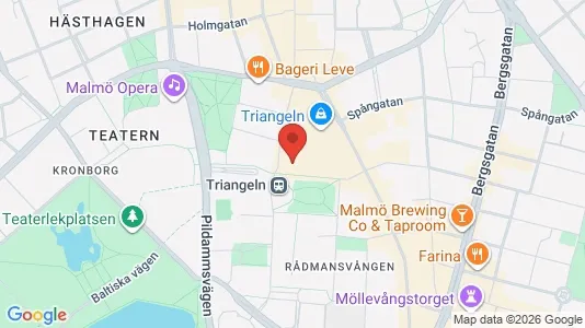 Kontorlokaler til leje i Malmø Centrum - Foto fra Google Street View