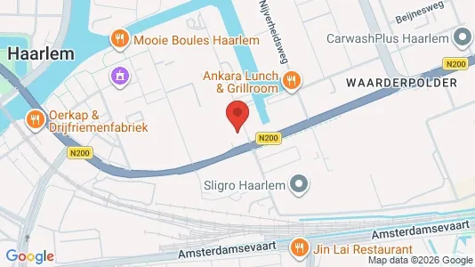 Nieruchomości komercyjne Do wynajęcia i Haarlem - kort over placeringen