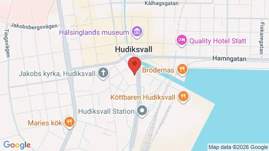 Büros zur Miete i Hudiksvall – Foto von Google Street View