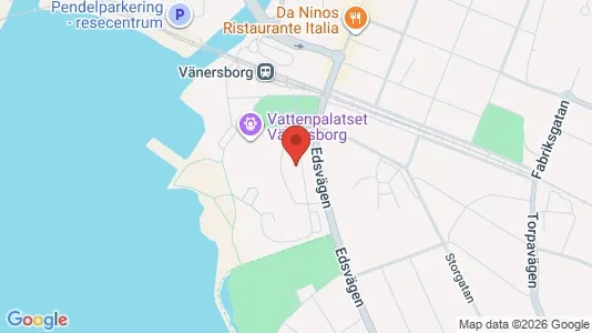 Kontorslokaler för uthyrning i Vänersborg – Foto från Google Street View