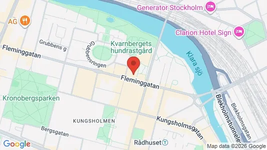 Kontorer til leie i Kungsholmen - kort over placeringen