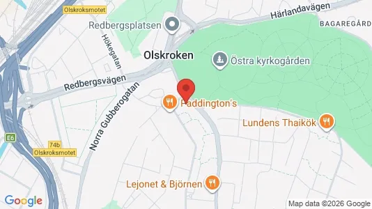 Espacios de oficina En alquiler i Örgryte-Härlanda - kort over placeringen