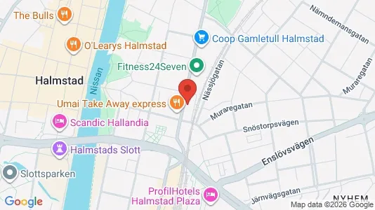 Kontorlokaler til leje i Halmstad - Foto fra Google Street View