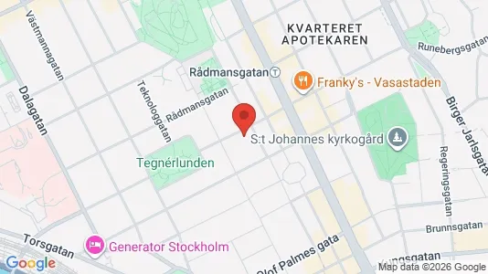 Büros zur Miete i Vasastan - kort over placeringen