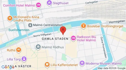 Kontorlokaler til leje i Malmø Centrum - Foto fra Google Street View