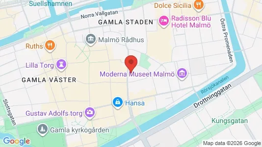 Büros zur Miete i Malmö City – Foto von Google Street View