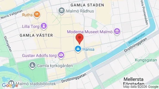 Kontorlokaler til leje i Malmø Centrum - Foto fra Google Street View