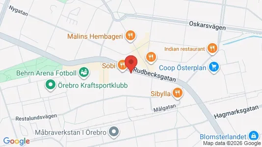 Büros zur Miete i Örebro - kort over placeringen
