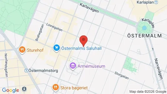 Office spaces for rent i Östermalm - Photo from Google Street View