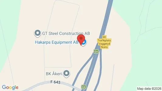 Verkstedhaller til leie i Vaggeryd – Bilde fra Google Street View