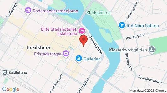 Kontorlokaler til leje i Eskilstuna - kort over placeringen