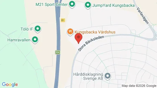 Kontorer til leie i Kungsbacka - kort over placeringen