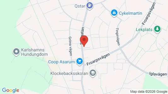 Espacios de oficina En alquiler i Karlshamn - Foto de Google Street View