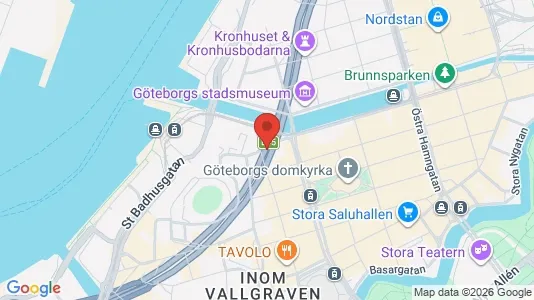 Kontorslokaler för uthyrning i Göteborg Centrum - kort over placeringen