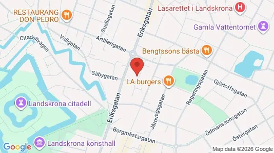 Kontorslokaler för uthyrning i Landskrona – Foto från Google Street View