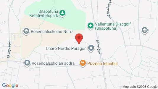 Kontorlokaler til leje i Vallentuna - kort over placeringen