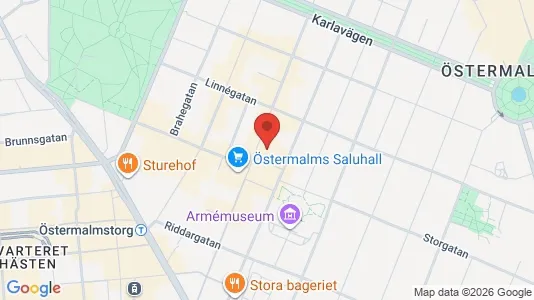 Kantorruimte te huur i Östermalm - Foto uit Google Street View