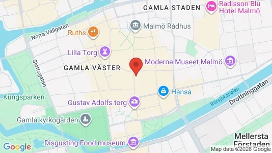 Kontorlokaler til leje i Malmø Centrum - Foto fra Google Street View