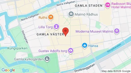 Kontorlokaler til leje i Malmø Centrum - Foto fra Google Street View