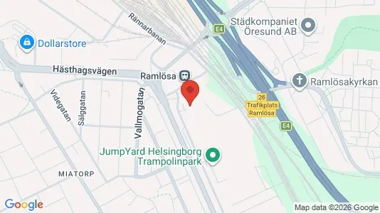 Kontorslokaler för uthyrning i Helsingborg – Foto från Google Street View