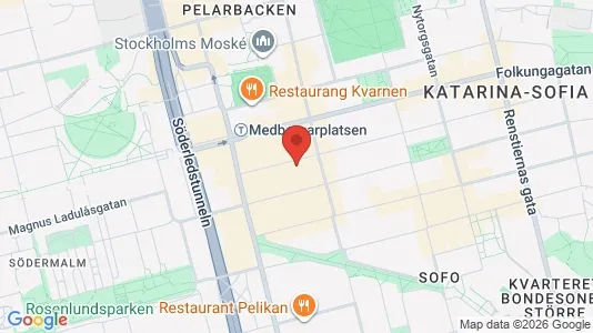 Kontorlokaler til leje i Södermalm - Foto fra Google Street View