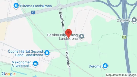 Büros zur Miete i Landskrona - kort over placeringen