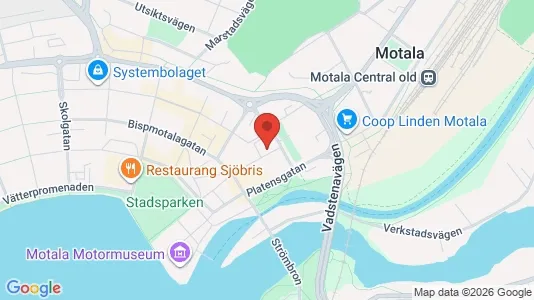 Büros zur Miete i Motala - kort over placeringen