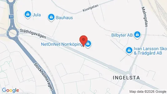 Office spaces for rent i Norrköping - kort over placeringen