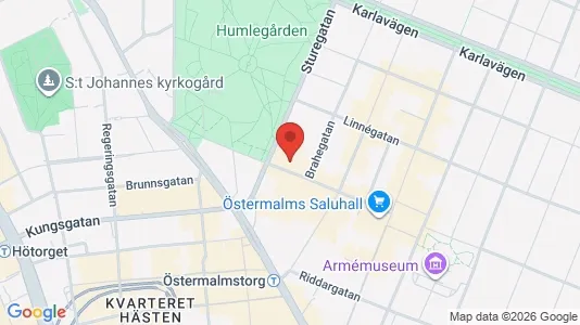 Kontorlokaler til leje i Östermalm - Foto fra Google Street View