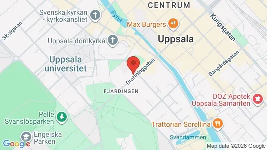 Office spaces for rent i Uppsala - kort over placeringen