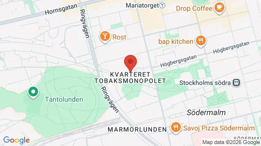 Kontorlokaler til leje i Södermalm - Foto fra Google Street View