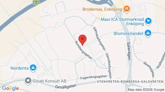Kantorruimte te huur i Enköping - Foto uit Google Street View