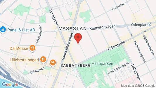 Kontorlokaler til leje i Vasastan - kort over placeringen