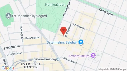 Toimistotilat Vuokrattavana i Östermalm - Kuva Google Street Viewstä