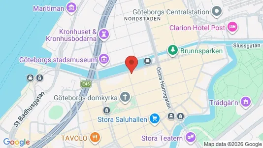 Kontorlokaler til leje i Gøteborg Centrum - Foto fra Google Street View