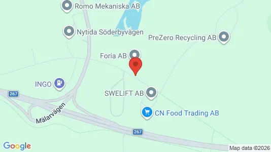 Industrial properties for rent i Sollentuna - kort over placeringen